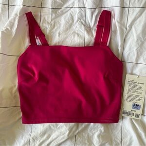 Pink Cropped Lululemon Tank Top